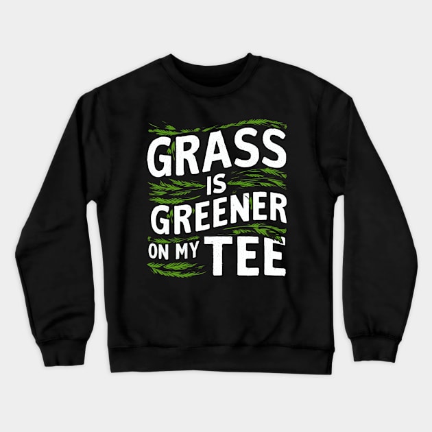 Grass Crewneck Sweatshirt by NomiCrafts